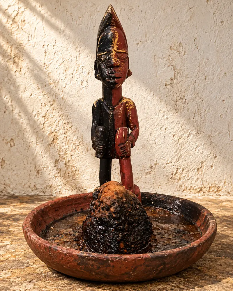 Imagem ilustrativa de Èṣù Awure — apresentação da casa.